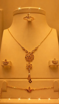 18K Gold-Plated Alloy Rose Necklace